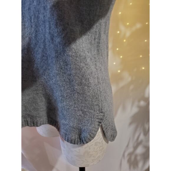 Toad & Co Aleutia 100% Wool Crew Sweater Womens Size M Gray Black Nordic - Picture 8 of 12